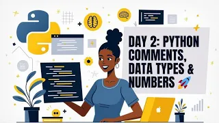 Python for Beginners Series Day 2 - Comments Data Types Working with Numbers