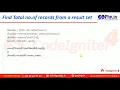 Finding total no of records from a result set CodeIgniter 4 tutorials