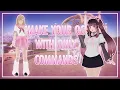 HOW TO MAKE YOUR OC USING ONLY COMMANDS - NO UNITY3D Yandere Simulator