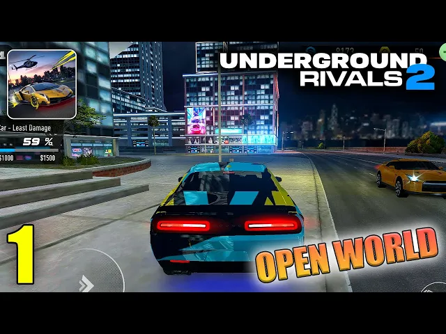 Underground Rivals 2 OpenWorld Gameplay Walkthrough (iOS, Android)