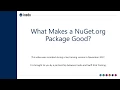 What makes a NuGet.org Package Good?