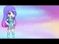 How to create cool gacha studio profile pictures and color oufits