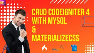 Crud CodeIgniter 4 with MySQL and MaterializeCSS