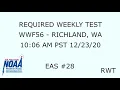 NWS PDT Required Weekly Test - WWF56