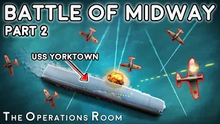 The Battle of Midway (2/2) - Sink the Japanese Carriers! - Animated