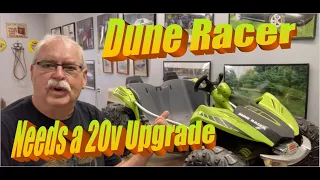 Power Wheels Dune Racer w 20v Black Decker