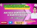 Download Lagu Psalmen Hatopan Ari Rea Santo Petrus \u0026 Santo Paulus 29 Juni 2025 Taon C, Lilian Sinaga