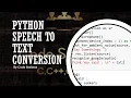 Speech to Text Python google speech API in Python