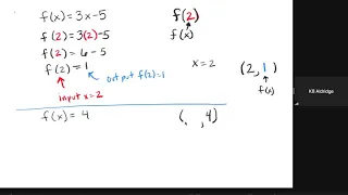 Function Notation Input output
