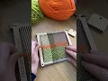 Weaving on a small square loom