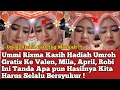 Lagu Ummi Risma Kasih Hadiah Umroh Gratis Ke Valen, Mila, April, Robi Ini Tanda Apa pun Hasilnya Syukuri!