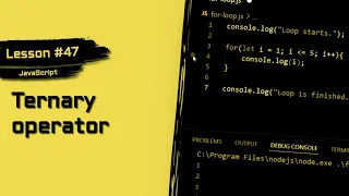 JavaScript For Beginners Ternary Operator