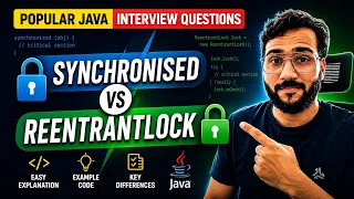 Difference between Synchronized vs ReentrantLock Important Java interview Question