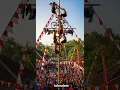 LOMBA PANJAT PINANG BERJALAN MENEGANGKAN! PESERTA BEREBUT HADIAH SAMPAI TERJATUH BERKALI-KALI!!