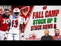 Wisconsin Badgers Fall Camp Stock Report Who s Rising and Who s Falling