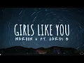 Download Lagu Maroon 5 - Girls Like You ft. Cardi B (Lyrics) 1 Hour