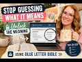 How to Do a Bible Word Study on Testing Using Blue Letter Bible Step-by-Step