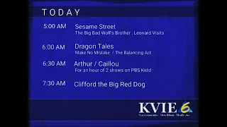 PBS Schedule Bumper 2003 KVIE-TV FIXED