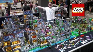 500,000 Pieces! Huge LEGO Castle with Full Interior Scenes