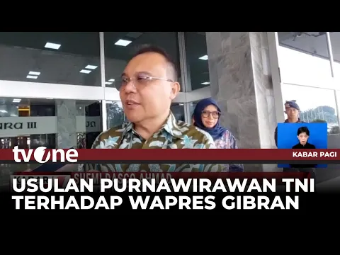 DPR RI Terima Usulan Purnawirawan TNI Terkait Pemakzulan Gibran