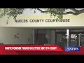 White powder-filled envelope sent to the Nueces County Courthouse