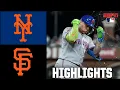 New York Mets vs San Francisco Giants Full Game Highlights ESPN MLB