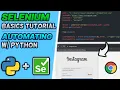 Selenium Basics Tutorial Python Automation For Beginners Browser Web Scraping Input Submission
