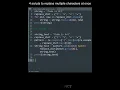 4 scripts to replace multiple character at once in Python Python Examples Python Coding Tutorial