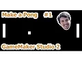 Beginner Tutorial Make a Pong in GameMaker Studio 2 No Code