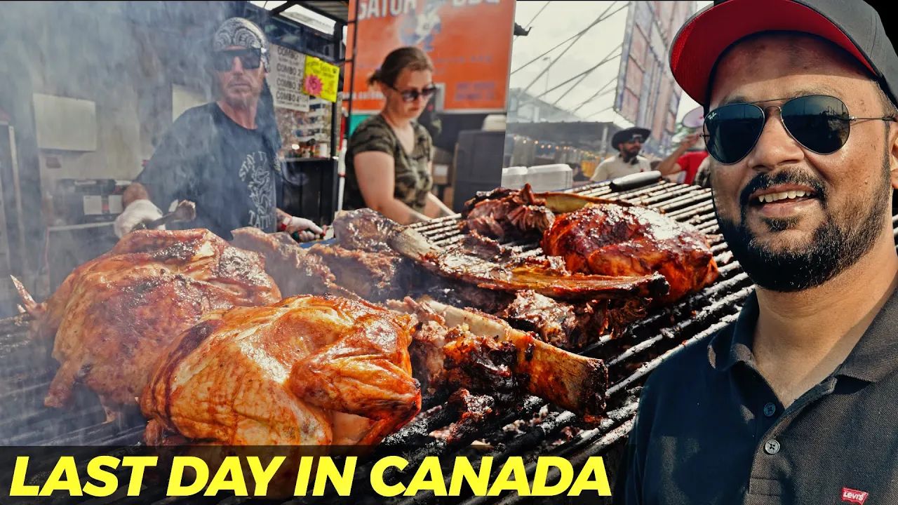 Halal Ribfest & Calgary Nightlife   Bussin Burgers   Last Day in Canada, Street Food Festival