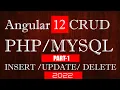 Part-1 2022 Angular 12 CRUD INSERT Update Delete with Check box and Radio Buttons