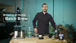 Rothrock Coffee - Brewing At Home Batch Brew