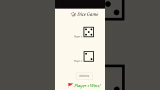 I Made a Dice Game in 30 Seconds