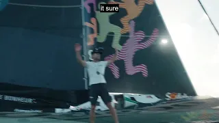 Route du Rhum La Mag Nov 17 Report, Sodebo Thomas Coville Arrival, Banque Pop voile.