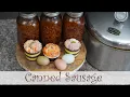How to Pressure Can Ground Pork Sausage