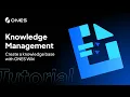 Knowledge management Create your knowledge base with ONES Wiki ONES com