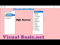 VB net How to fill CheckedListBox based on Checked items in another CheckedListBox from SQL Server