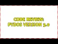 Code Review PyDOS Version 3 0 2 Solutions