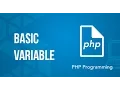 Basic Variable - PHP tutorial