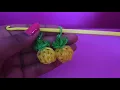 Loom Less Pineapple Charm Hook Only