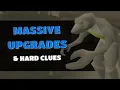 MASSIVE UPGRADES FIRST HARD CLUE REWARDS OSRS Ironman