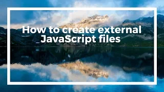 How to write External JavaScript code