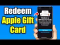 How To Redeem Apple Gift Card on iPhone or iPad