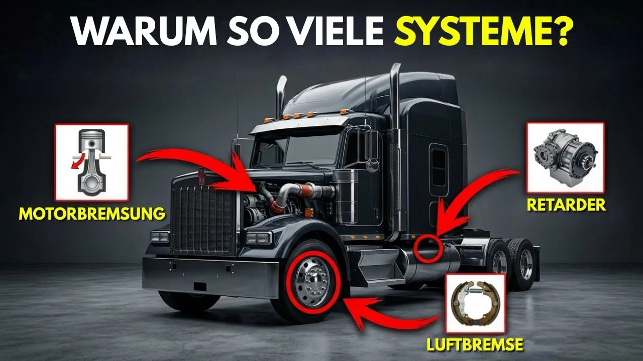 Warum Nutzen Lkw-Fahrer Mehrere Bremssysteme? (Jedes System Erklärt)