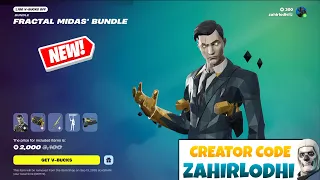 Fortnite Shop TODAY! NEW FRACTAL MIDAS BUNDLE AND MORE - September 6, 2026 | CH7 S4