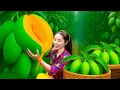 Download Lagu Harvest sour mangoes to sell at the market \u0026 Cook giant fish with single mother