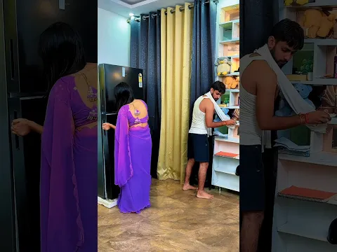The girl's lover hidden in the fridge? 😱