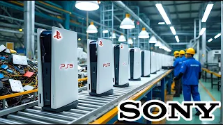 كيف ت صنع جهاز الألعاب الشهير بلايستيشن في المصنع PlayStation 
