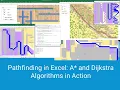 Pathfinding in Excel A and Dijkstra Algorithms in Action with VBA