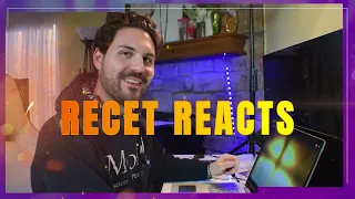 recet reacts to earth song official visualizer u0026 lyrics video wizard chan